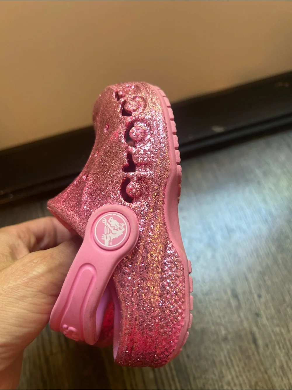 Crocs Toddler Classic Chunky Glitter Clog